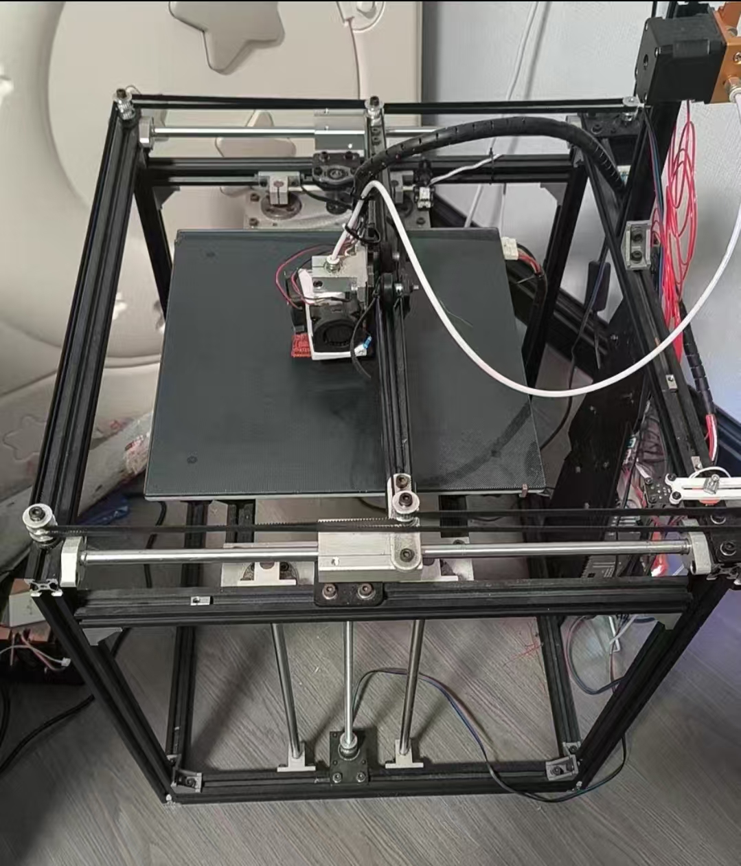 Second-hand FDM 3D printer testbed utilized for tolerance modeling